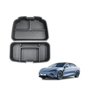 Front Trunk Organizer Box Plastic Car Organizers Trunk Storage Compartment Box For BYD Seal