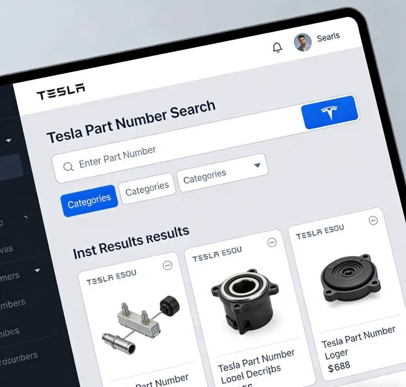 Tesla Part Number Search: A B2B Guide To Tesla OE Number Lookup, VIN Matching, And Risk Control