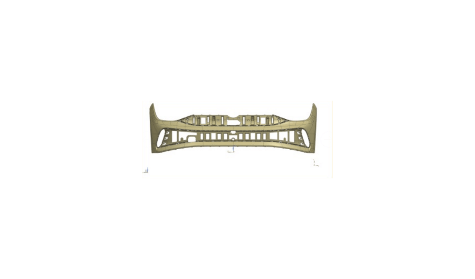 Front Bumper Primer With Support For Vw Id6X Onwards